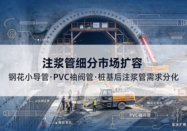 德保注浆管细分市场扩容，隧道钢花小导管、PVC 袖阀管、桩基后注浆管需求分化